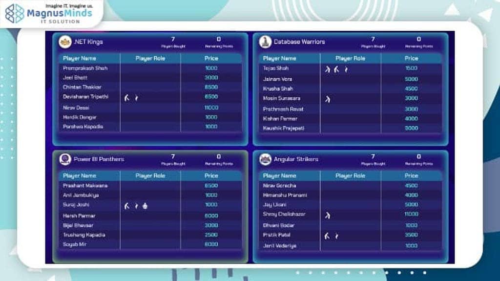 VRIKS Telecom Premier League Auction 2022